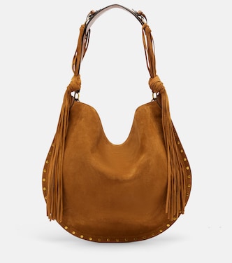 Borsa a spalla Oskan Soft Large in suede | Isabel Marant