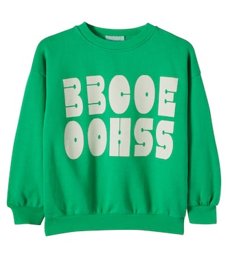 Printed cotton fleece sweatshirt | Bobo Choses
