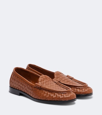 Mocasines Silenzio de piel Intrecciato | Bottega Veneta