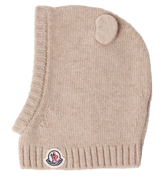 Baby virgin wool and cashmere balaclava | Moncler Enfant
