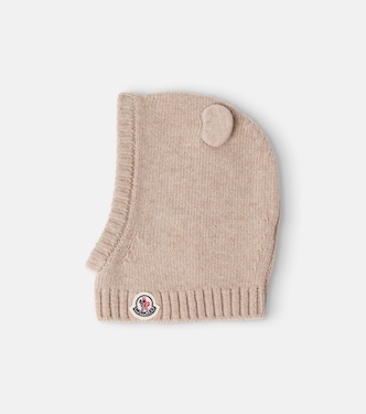 Baby virgin wool and cashmere balaclava | Moncler Enfant