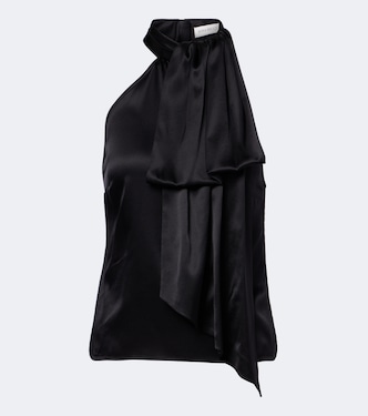 Silk-blend satin top | Nina Ricci