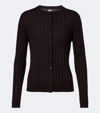 Cardigan aus Rippstrick | Jardin des Orangers