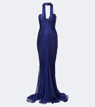 Robe Salima aus Seiden-Twill | Maria Lucia Hohan