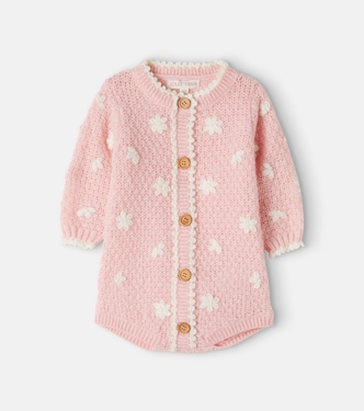 Baby Lilia floral embroidered bodysuit | Louise Misha