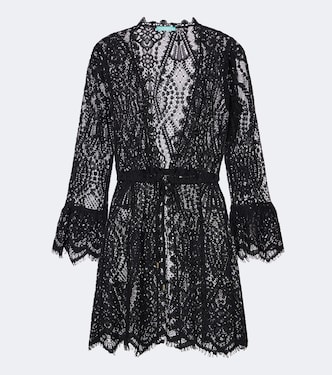 Naia cotton-blend lace beach cover-up | Melissa Odabash