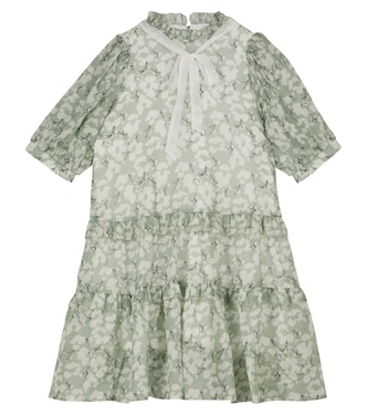 Floral cotton and silk dress | Paade Mode