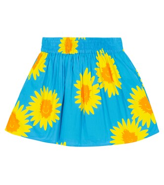 Jupe en coton à fleurs | Stella McCartney Kids