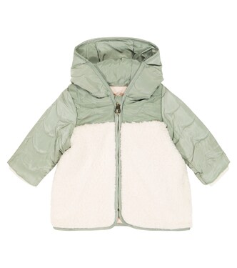 Baby teddy puffer jacket | Chloé Kids