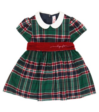 Baby checked dress | Il Gufo