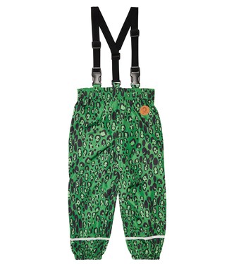 Edelweiss leopard-print shell pants | Mini Rodini