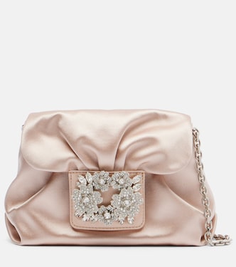 RV Bouquet Micro draped clutch | Roger Vivier
