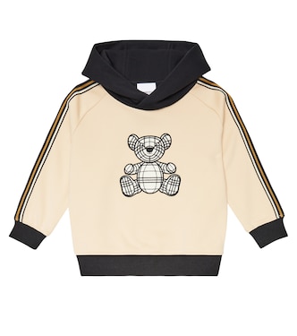 Thomas Bear embroidered cotton hoodie | Burberry Kids