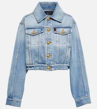 Cropped-Jeansjacke | Balmain