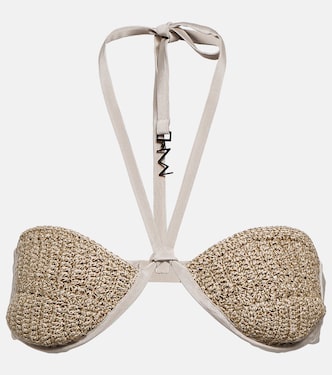 Lima crochet silk-blend bra top | The Mannei