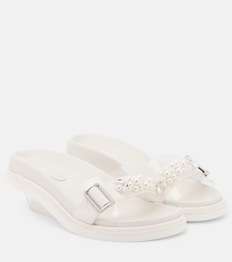 Leather slides | Simone Rocha