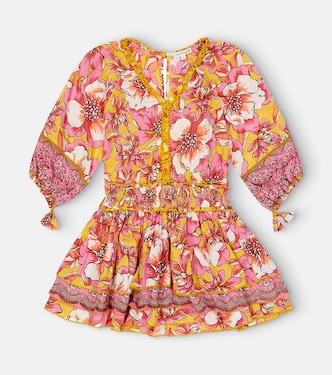 Robe Ariel à fleurs | Poupette St Barth Kids
