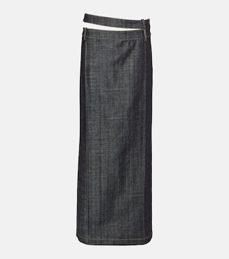 Ararat denim maxi skirt  | The Mannei