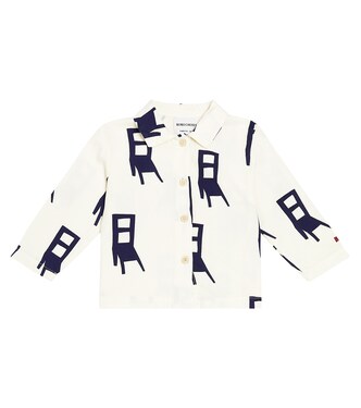 Baby printed cotton-blend shirt | Bobo Choses