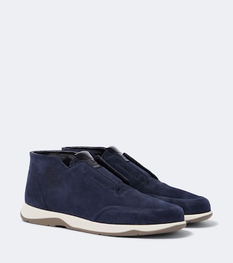 Échappée Scritto suede slip-on sneakers | Berluti