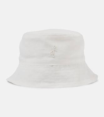 Monogram linen bucket hat | Ruslan Baginskiy