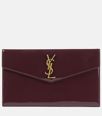 Uptown patent leather clutch | Saint Laurent