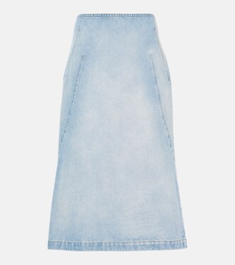 Denim midi skirt | Dries Van Noten