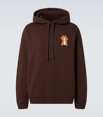 x Suna Fujita cotton jersey hoodie | Loewe