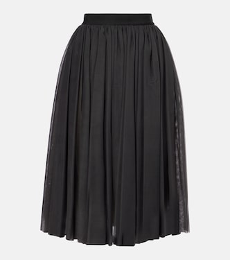 Gathered tulle midi skirt | Dolce&Gabbana