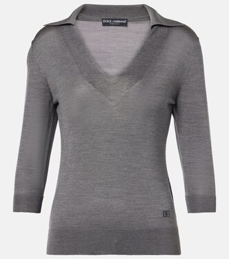Silk polo sweater | Dolce&Gabbana