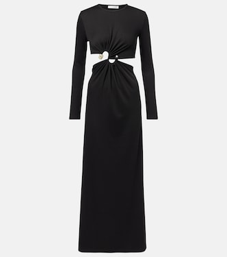 S-Buckle embellished maxi dress | Christopher Esber