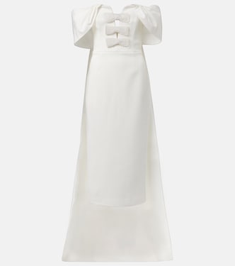 Robe midi Rory en crêpe | Rebecca Vallance