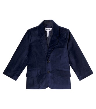 Hieronymus cotton velvet blazer  | Molo