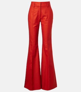 Pantalon flare Rhein en laine et cachemire | Gabriela Hearst
