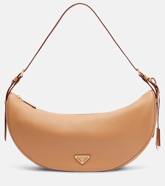 Prada Demi-Lune Large leather shoulder bag | Prada