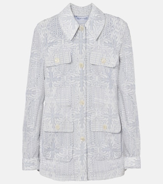 Kiki eyelet jacket | Veronica Beard