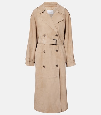 Suede trench coat | Yves Salomon