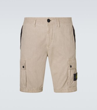 Shorts de lona de algodón | Stone Island