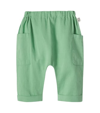 Baby Evan linen and cotton pants | Cozmo