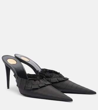 Mules Madeleine de tafetán | Saint Laurent