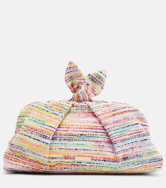 Clutch Bowtie in tweed | Aquazzura