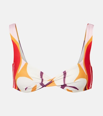 Leon floral bikini top | Cala de la Cruz
