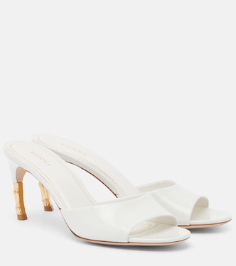 Mules Castello de piel | Gucci
