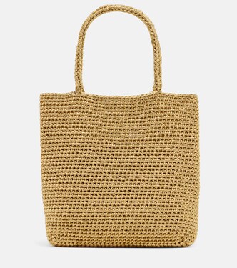 Cecily Small metallic-effect tote bag | The Row