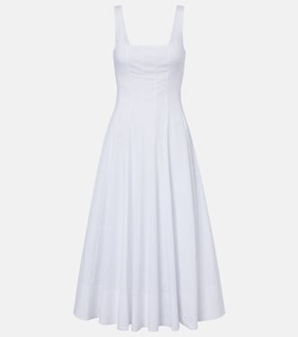 Midikleid Wells aus Baumwollpopeline | Staud