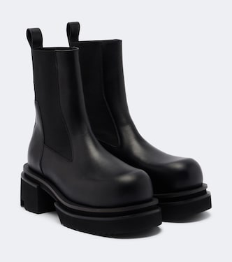Beatle leather platform Chelsea boots | Rick Owens