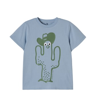 Printed cotton jersey T-shirt | Stella McCartney Kids
