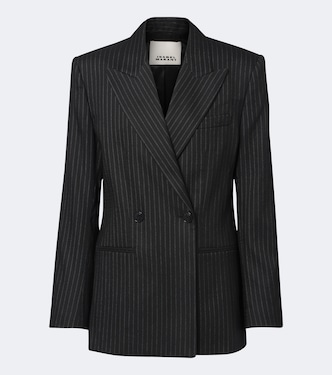 Ranya pinstripe wool-blend blazer | Isabel Marant