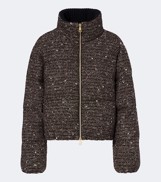 Wool-blend bouclé jacket | Moncler