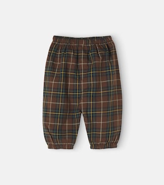 Baby plaid cotton pants | Emile et Ida